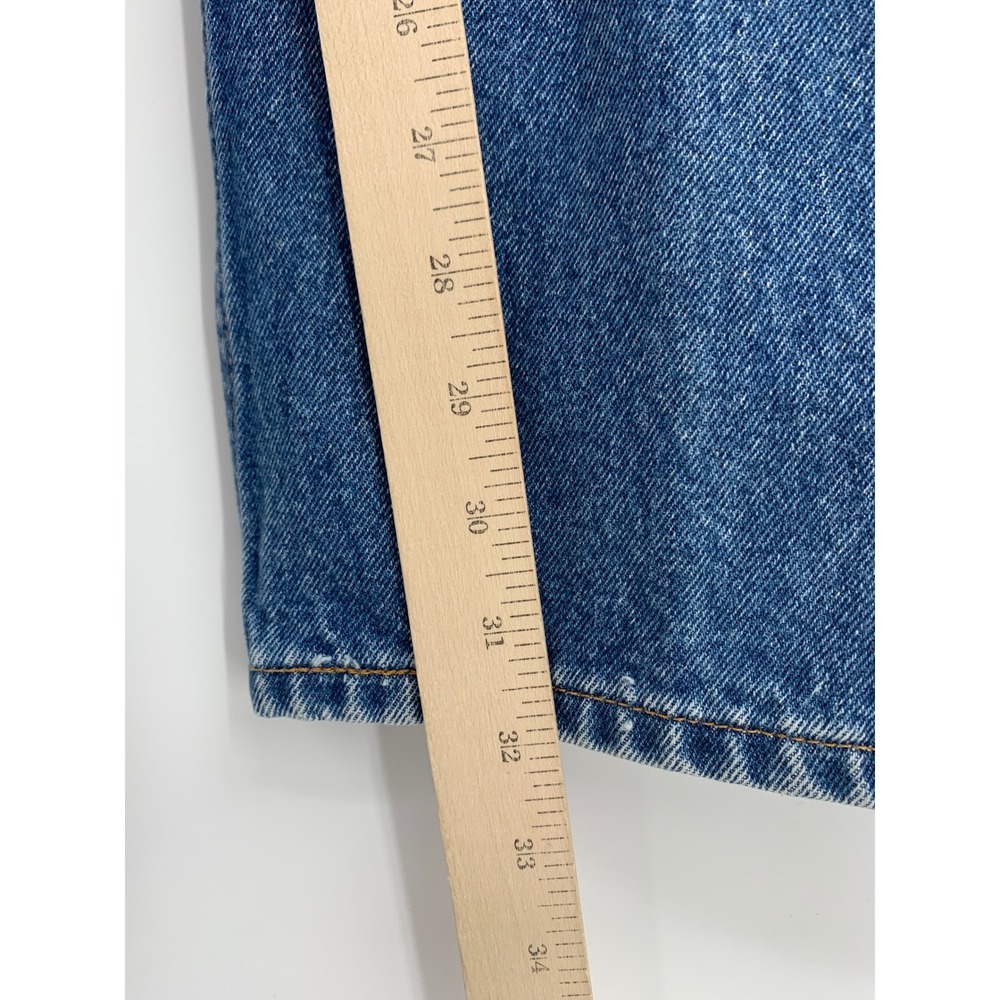 Vintage Levis 505 Jeans Mens 36x32 Blue Straight Leg Fade 90s Denim Pants - Picture 9 of 11